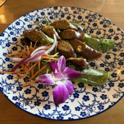 Bhan Thai - Marlton - Chiangmai sausage. Not good. Too salty to be eaten by itself as appetizer. Needs more balance