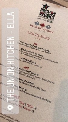 Menu photo 4 Jax On The Tracks Houston, TX