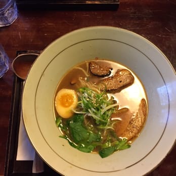 Menya Sandaime - Karakuchi Ramen - very tasy! Definitely a good choice for those who like savory foods (it's salty) - Ramen Near Me - Fort Lee, New Jersey Menya Sandaime - Karakuchi Ramen - very tasy! Definitely a good choice for those who like savory foods (it's salty) - Ramen Near Me - Fort Lee, New Jersey