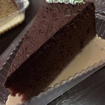Kristoffer's Cakes - Mint Chocolate Chip Tres Leches slice - Custom Cakes Near Me - Chicago, Illinois