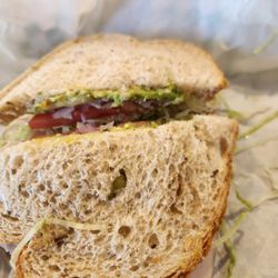 Vince's Deli - Turkey Cheddar on Rye.