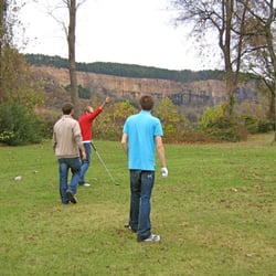 Rebsamen Golf Course - River bluffs in background