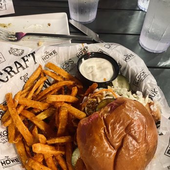The Block Food & Drink - St. Louis Park - Broasted Chicken Sandwich - New American Near Me - Saint Louis Park, Minnesota The Block Food & Drink - St. Louis Park - Broasted Chicken Sandwich - New American Near Me - Saint Louis Park, Minnesota