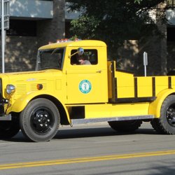 CNY Living History Center - Brockway Truck used by the Cortland County Highway Dept - AKA the "Banana Wagon"