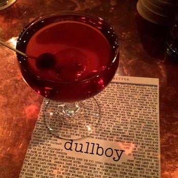 Dullboy - My Manhattan at Dullboy. - Cocktail Bars Near Me - Jersey City, New Jersey