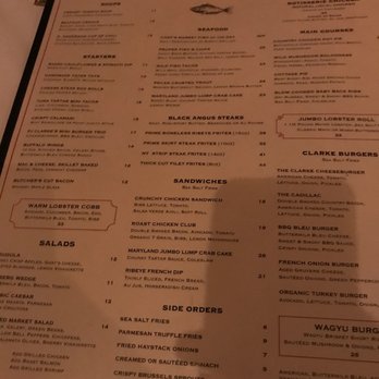 P.J. Clarke's - Menu - American Near Me - Washington, DC, District of Columbia