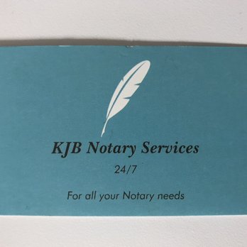 KJB Notary Services - Business card - Notaries Near Me KJB Notary Services - Business card - Notaries Near Me
