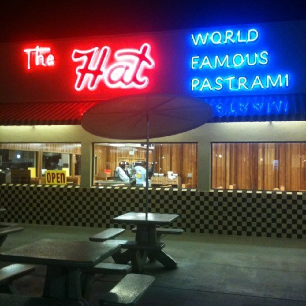The Hat - The Hat at night - Fast Food Near Me - Glendora, California