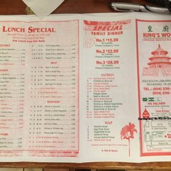 Kings Wok - Updated On 4-30-19 (New Menu) Closing Next Sunday Starting 5-05-19
