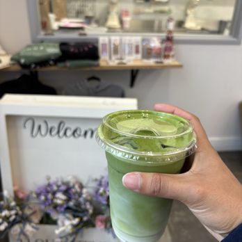 Flour Atelier - matcha latte - Bakeries Near Me - San Diego, California