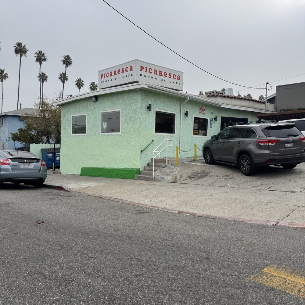 Picaresca Barra De Cafe - Mint green building - Coffee & Tea Near Me - Los Angeles, California Picaresca Barra De Cafe - Mint green building - Coffee & Tea Near Me - Los Angeles, California