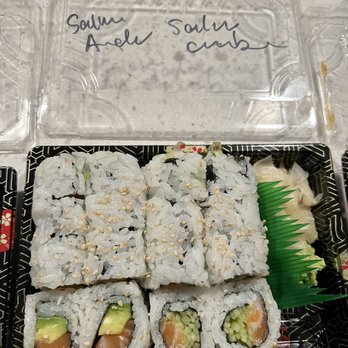 Sushi Q3 - Salmon Avocado and Salmon Cucumber - Japanese Near Me - Millersville, Maryland Sushi Q3 - Salmon Avocado and Salmon Cucumber - Japanese Near Me - Millersville, Maryland