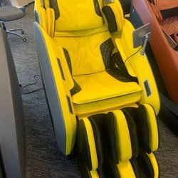Relax The Back - The new Certus Massage Chair from Human Touch in the fun SUN color!