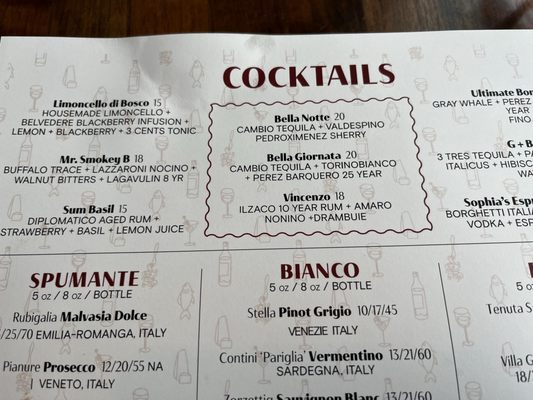 Menu photo 3 Davanti Enoteca Western Springs, IL Menu photo 3 Davanti Enoteca Western Springs, IL