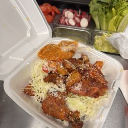 Birrieria Mi Lindo Apatzingan - enchiladas michoacanas con pollo