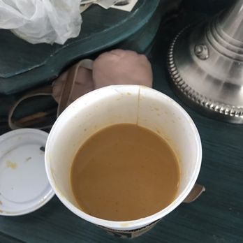 Starbucks - Haven't taken a drink yet and there's this much room. I feel scammed. - Coffee & Tea Near Me - San Diego, California