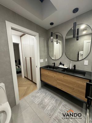 Bathroom Remodel - Hollywood - This bathroom remodel was completed in the city of Hollywood! Our client wanted a chic, modern look, and we had the pleasure of designing the space using a 3D model before bringing the vision to life. The result was a stylish and functional transformation that exceeded expectations!