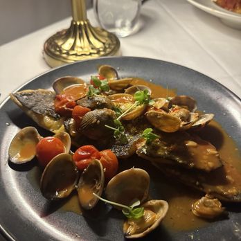 Fresco da Franco - Branzino with clams - Italian Near Me - Montclair, New Jersey