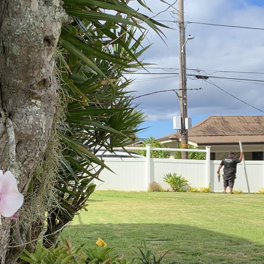 They took down the old fence in less than a day. They took down the old fence in less than a day.