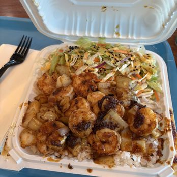 Ono Hawaiian BBQ - Lava Shrimp plate - Hawaiian Near Me - Jurupa Valley, California Ono Hawaiian BBQ - Lava Shrimp plate - Hawaiian Near Me - Jurupa Valley, California