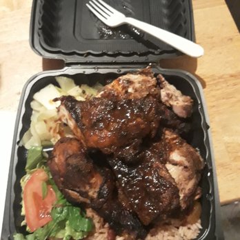 14 Parish Caribbean Kitchen - Jerk chicken, cabbage, salad and rice & peas - Caribbean Near Me - Hackensack, New Jersey 14 Parish Caribbean Kitchen - Jerk chicken, cabbage, salad and rice & peas - Caribbean Near Me - Hackensack, New Jersey