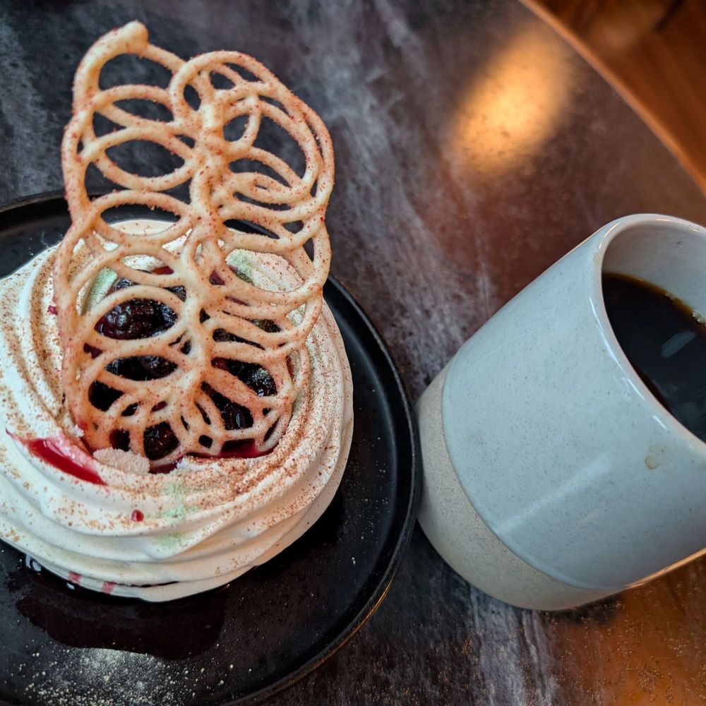 Aalto - Pavlova dessert - Breakfast & Brunch Near Me - Jasper, Alberta