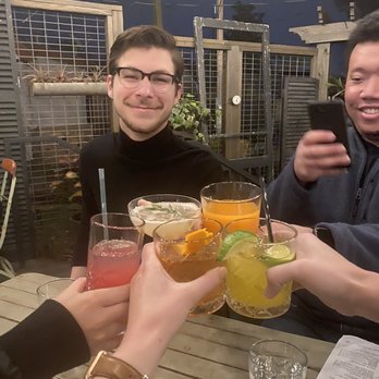 BLDG5 - blueberry lemonade, carrot beer, and three mixed drinks - New American Near Me - Baton Rouge, Louisiana