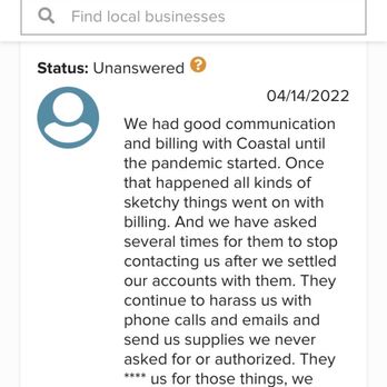 Coastal Medical Supply - customer complaint - Medical Supplies Near Me - Honolulu, Hawaii