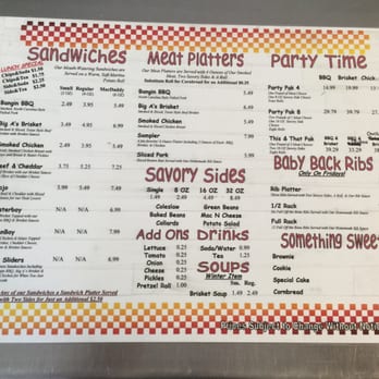 The BBQ Shack - Menu - Barbeque Near Me - Chesapeake, Virginia