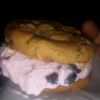 Baskin-Robbins - Hot chocolate chip cookies with Cherry Jubilee ice cream $4.29 - Ice Cream & Frozen Yogurt Near Me - Corona, California Baskin-Robbins - Hot chocolate chip cookies with Cherry Jubilee ice cream $4.29 - Ice Cream & Frozen Yogurt Near Me - Corona, California
