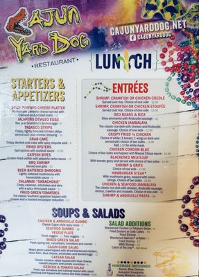 Menu photo 3 Cajun Yard Dog Charlotte, NC