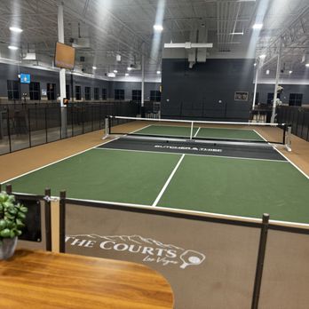 The Courts LV - Cushion courts with championship style approach - 4 green courts and 4 blue courts in the facility based upon experience and social play - Pickleball Near Me - Las Vegas, Nevada The Courts LV - Cushion courts with championship style approach - 4 green courts and 4 blue courts in the facility based upon experience and social play - Pickleball Near Me - Las Vegas, Nevada