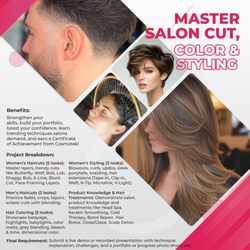 Cosmotek College - #hairstyling #twolicenses #cosmotekcollege #cosmotekmasterclass #amzinga #hayward #bayarea #sanjose #beautycollege #beautyschool #cosmetolog