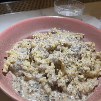 Leonetta - Black truffle mafaldine - Mediterranean Near Me - New York, New York Leonetta - Black truffle mafaldine - Mediterranean Near Me - New York, New York
