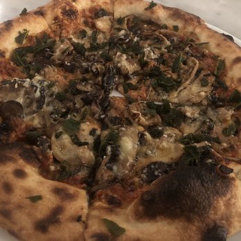 Piva Modern Italian - Mushroom pizza with tomato base - Italian Near Me - New Westminster, British Columbia Piva Modern Italian - Mushroom pizza with tomato base - Italian Near Me - New Westminster, British Columbia