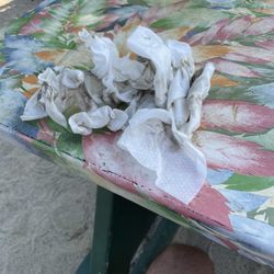 Sunset Tiki Bar - Several wipes. This was only half the table