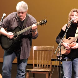Cultural Activities Center - Terri Hendrix & Lloyd Maines onstage at the CAC- Monthly Texas Music Series.