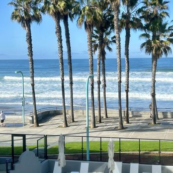 Ocean Park Inn - View from the balcony of the room - San Diego, CA