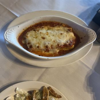 Joe’s Italian Bistro - Lasagna and park of Joes salad with chicken - Italian Near Me - Texarkana, Arkansas
