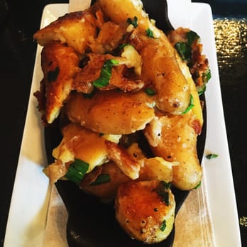 Skillet - Crispy Fingerlings with Wild Ramps and Cheddar Curds - New American Near Me - Columbus, Ohio