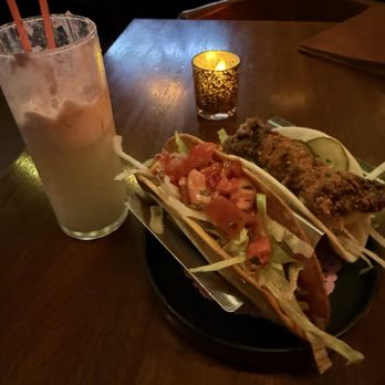 Dirty Pretty - XL Gordita and Fried Chicken Taco + Jugs not Drugs drink - Wine Bars Near Me - Portland, Oregon Dirty Pretty - XL Gordita and Fried Chicken Taco + Jugs not Drugs drink - Wine Bars Near Me - Portland, Oregon
