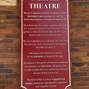 Barter Theatre - Plaque - Performing Arts Near Me - Abingdon, Virginia Barter Theatre - Plaque - Performing Arts Near Me - Abingdon, Virginia