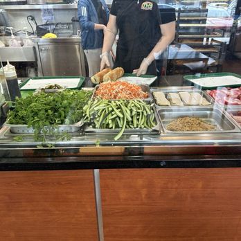 THH Sandwiches - Banh mi prep line - Vietnamese Near Me - Tustin, California THH Sandwiches - Banh mi prep line - Vietnamese Near Me - Tustin, California