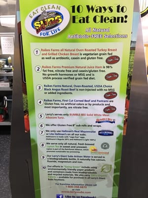 Menu photo 6 Larry's Giant Subs Ponte Vedra Beach, FL Menu photo 6 Larry's Giant Subs Ponte Vedra Beach, FL