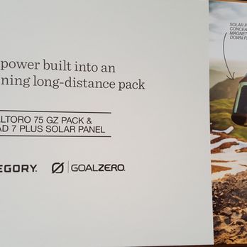 REI - Solar panel backpack. Just what you need to stay on the grid. Photo of pack ahead. - Outdoor Gear Near Me - Plano, Texas REI - Solar panel backpack. Just what you need to stay on the grid. Photo of pack ahead. - Outdoor Gear Near Me - Plano, Texas