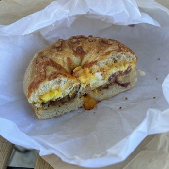 Nick's Bagels and Espresso - Cali Omelette Bagel - Bagels Near Me - Fullerton, California Nick's Bagels and Espresso - Cali Omelette Bagel - Bagels Near Me - Fullerton, California