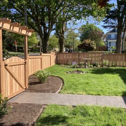 Fence, gate, and trellis from Sky Fence Fence, gate, and trellis from Sky Fence