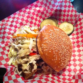 Palomino Bar - vegan pulled pork sandwich - Southern Near Me - Milwaukee, Wisconsin Palomino Bar - vegan pulled pork sandwich - Southern Near Me - Milwaukee, Wisconsin
