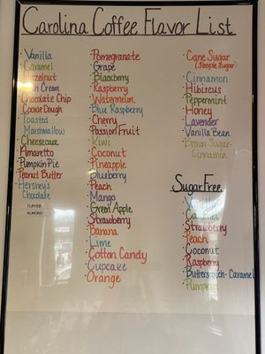 Menu photo 1 Carolina Coffee House Waynesville, NC