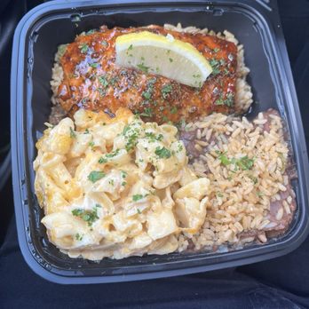 Southern Soul LA - Mac and Cheese, Red Beans & Rice, Glazed Salmon (8 oz.) - Soul Food Near Me - Los Angeles, California Southern Soul LA - Mac and Cheese, Red Beans & Rice, Glazed Salmon (8 oz.) - Soul Food Near Me - Los Angeles, California